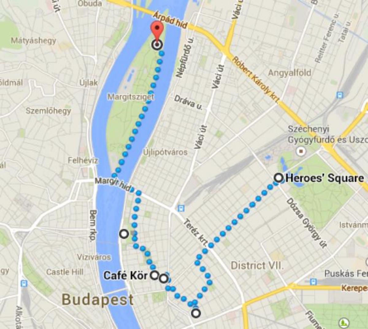 mapa ng mga bayani square budapest