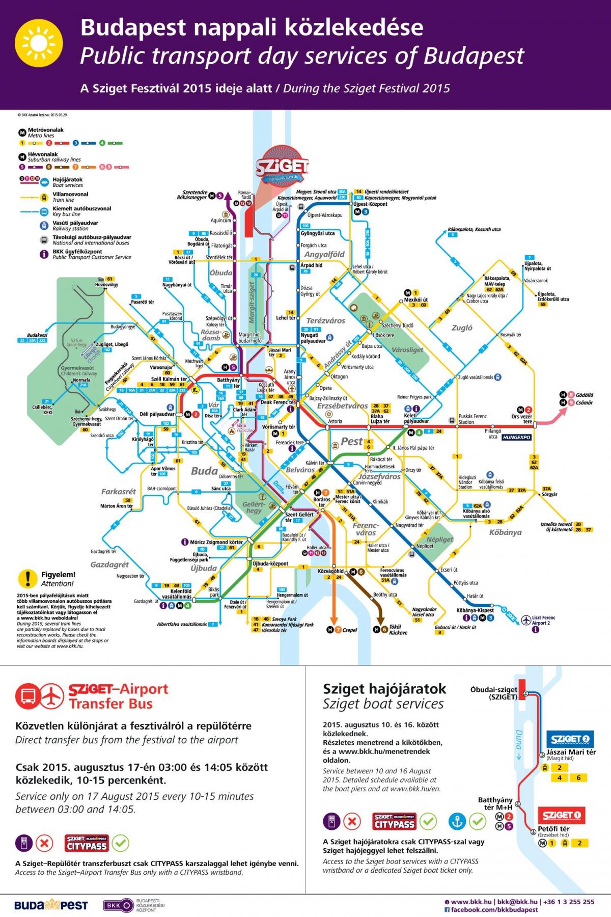 budapest trambya mapa