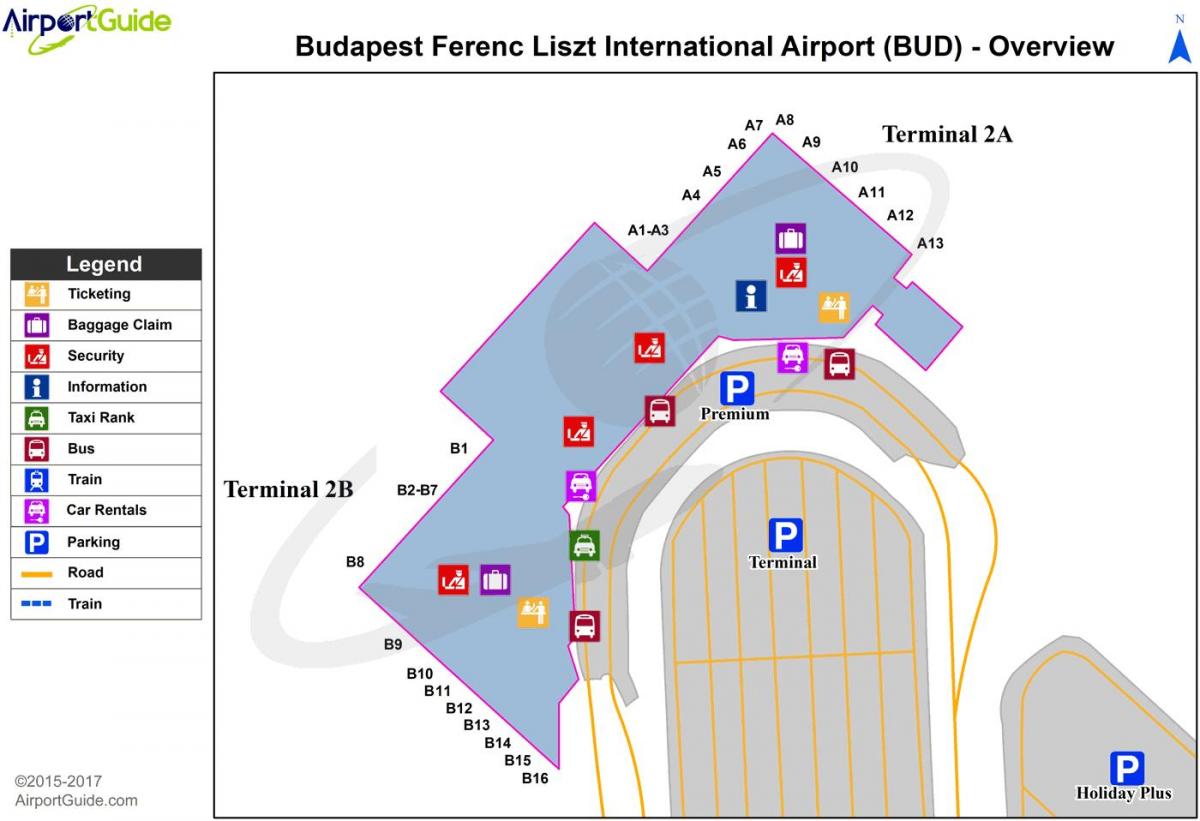 budapest mapa airport