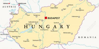 Budapest lokasyon sa mapa ng mundo