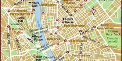 Mapa ng lungsod ng budapest hungary