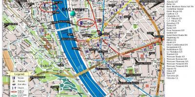 Mapa ng hilton budapest