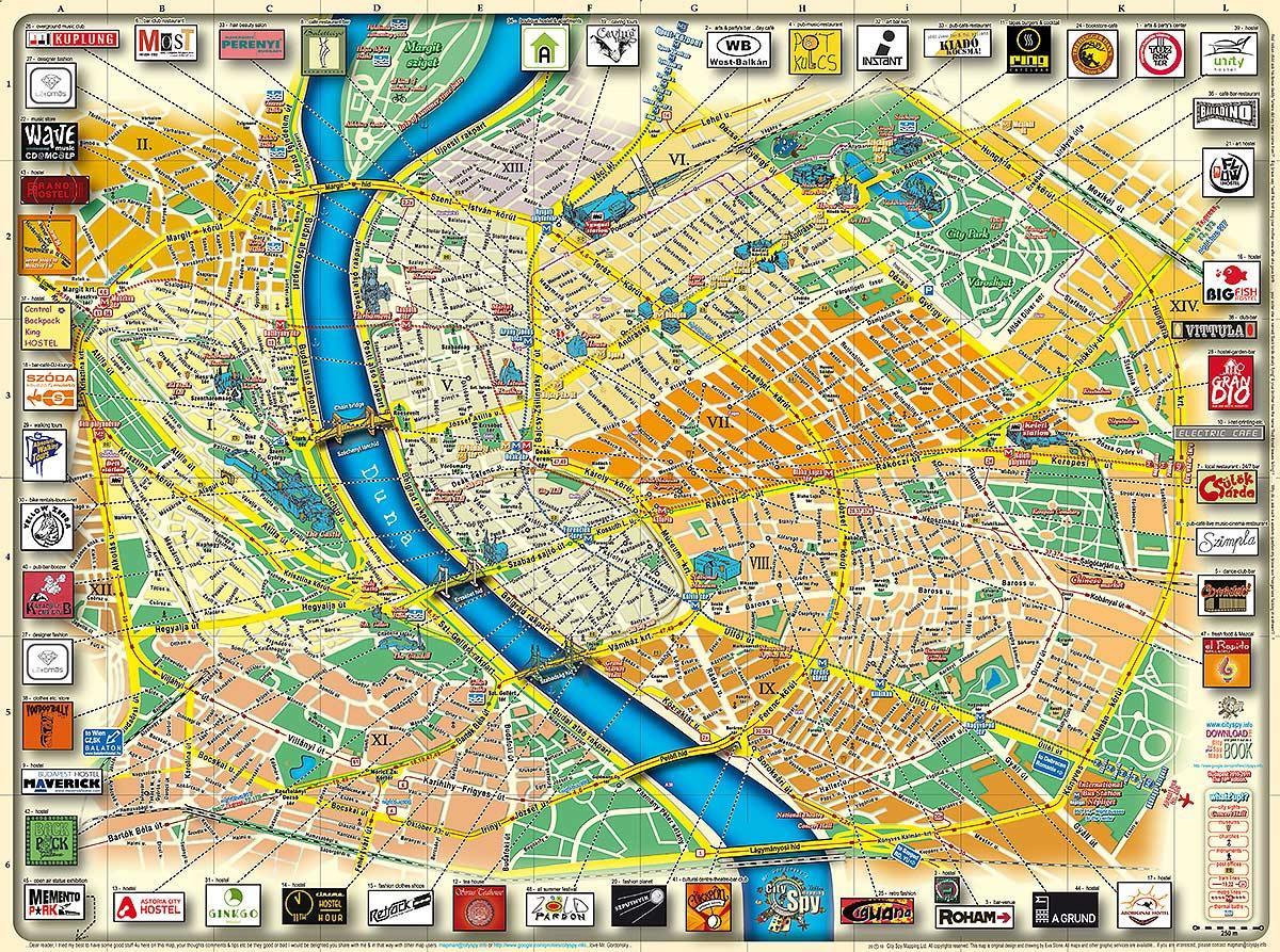 mapa ng budapest city park